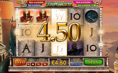Tragamonedas Age of the Gods: God of Storms Juego de Bonificación