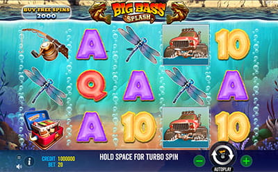 Juego Big Bass Splash en el casino online Grand Ivy dominicano