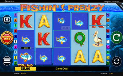 Tragamonedas Fishin' Frenzy Fortune Spins Slot Bonus game