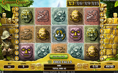 Tragamonedas Gonzo`s Quest Giros gratis