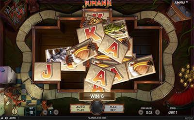 Tragamonedas Jumanji juego de bonificación