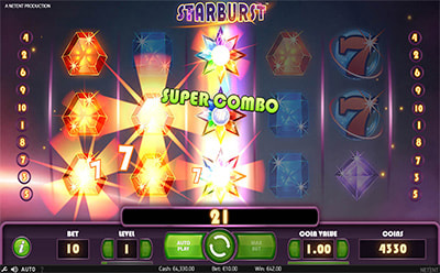 Tragamonedas Starburst Líneas de Pago