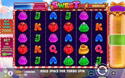 Juego Sweet Powernudge en el casino online SlotsMillion dominicano